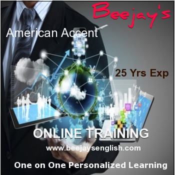 Beejays Online Skype American Accent Training with Live Tutor